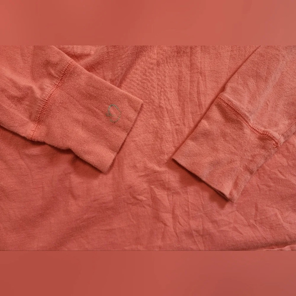 Peaches Womens Long Sleeve Stretchy Athleisure Top Large - Picture 6 of 10